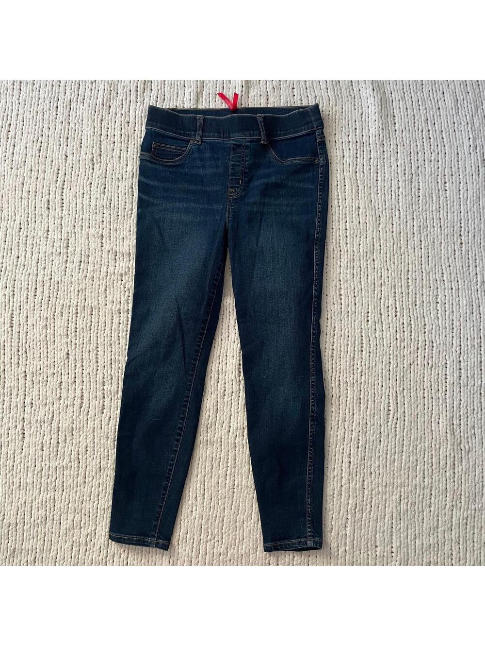 Spanx Women's Medium Wash Cropped Skinny Jeans - Size Medium